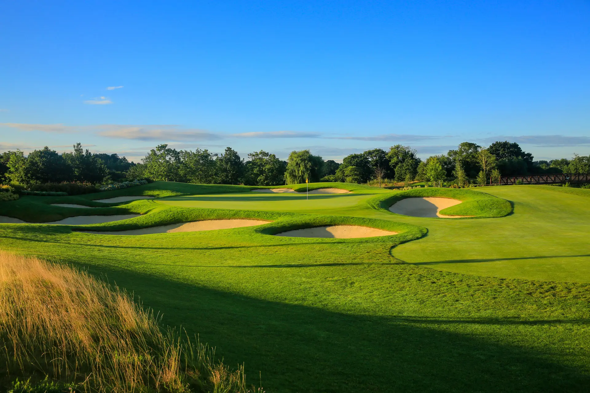 The Wisley Golf Club (Church And Mill) (Surrey, England) The Wisley Golf Club (Church And Mill) (Surrey, England), course features and holes