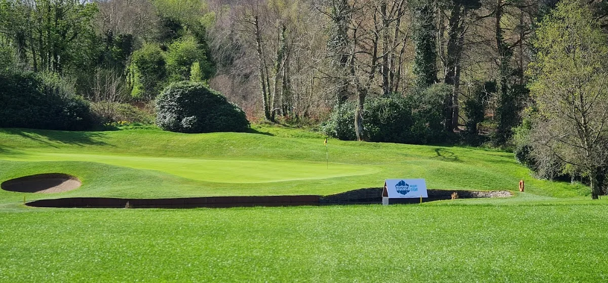 Clandeboye Golf Club — a bunkered green on the Dufferin Course